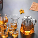 Bule de Vidro Elegância Infusora