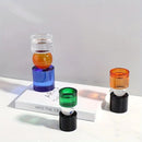 Porta-Velas Geométrico Colorido