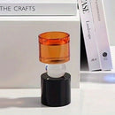 Porta-Velas Geométrico Colorido