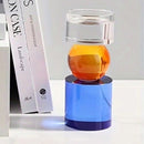 Porta-Velas Geométrico Colorido