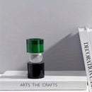 Porta-Velas Geométrico Colorido