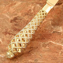 Conjunto de Faca e Espátula para Bolo Dourados- 2 PCS