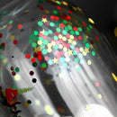 Copo Dual de Natal com Glitters