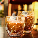 Copo Dual de Vidro Duplo com Estrela