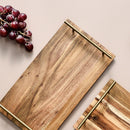 Bandeja de Madeira Nórdica com Alça