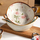 Tigela Cerâmica com Alças Forno e Microondas