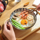 Tigela Cerâmica com Alças Forno e Microondas