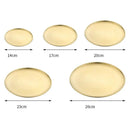 Bandeja Rasa de Aço Inoxidável