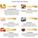 Jogo de Facas para Queijos