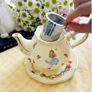 Conjunto de Chá Alice no País das Maravilhas