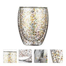 Copo Dual de Vidro Duplo com Estrela