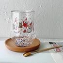 Copo Dual de Natal com Glitters