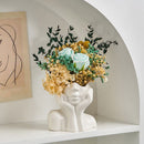 Vaso de Flor Estatueta Faces