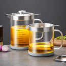 Jarra de Vidro com Filtro para Óleo