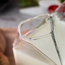 Copo de Vidro em Formato de Caixinha de Leite