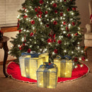 Kit Caixas de Presente de Natal com LED