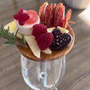 Tampa Protetora para Taça de Vinho- Toppers de Charcutaria