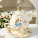 Conjunto de Chá Alice no País das Maravilhas