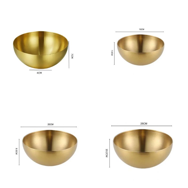 Tigela de Aço Inoxidável Premium