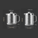 Jarra de Vidro com Filtro para Óleo