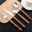 Conjunto de Talheres Bambu