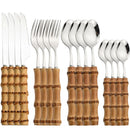 Conjunto de Talheres Bambu