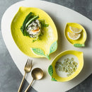 Travessa de Cerâmica em Formato de Limão