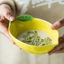 Travessa de Cerâmica em Formato de Limão