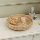 Bandeja Redonda de Madeira Basic