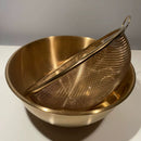 Vasilha para Saladas com Escorredor de Aço inoxidável 2 em 1