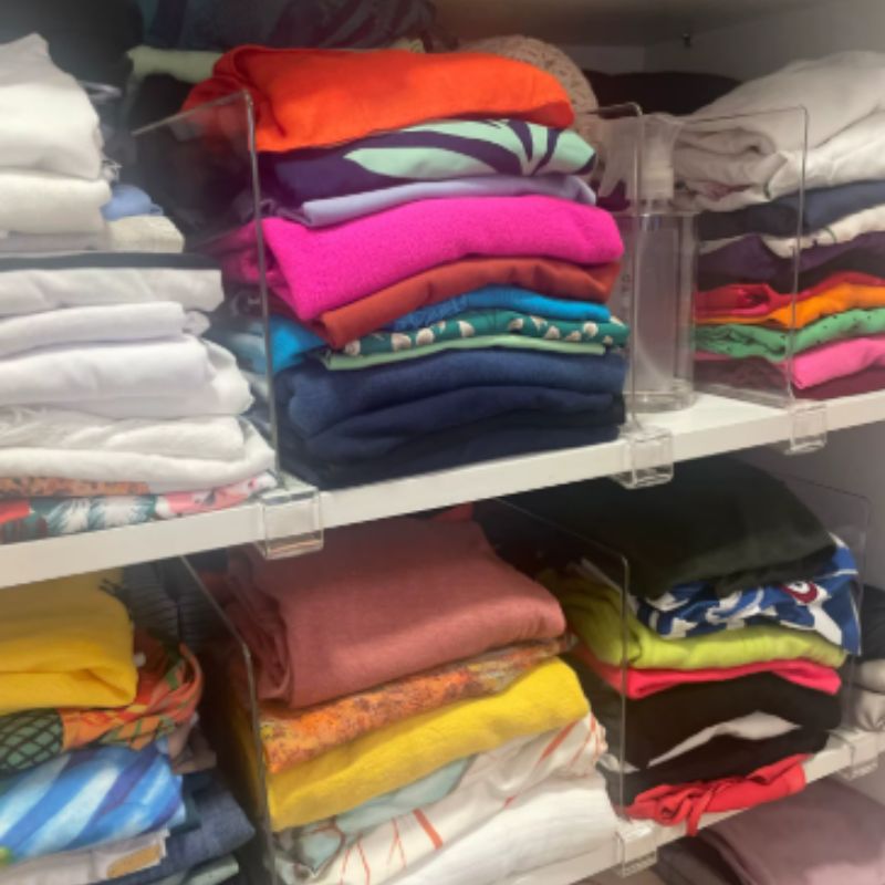 Divisor de Prateleira para Armário - Organizadores para Closet