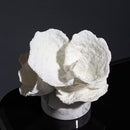 Escultura de Coral Artificial com Base em Mármore