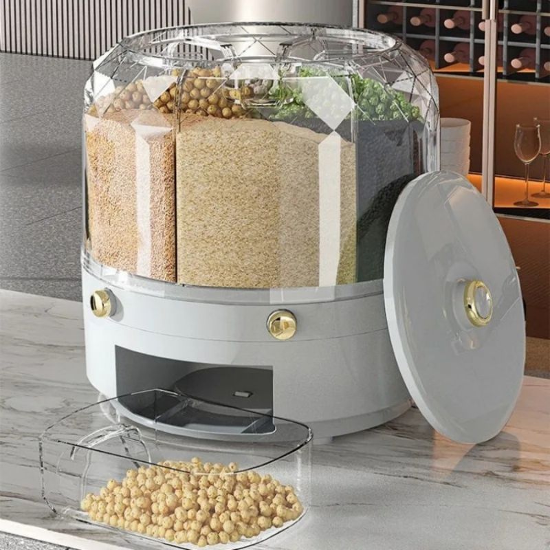 Dispensador Automático de Alimentos com 6 Divisórias