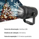 Projetor de Flocos de Neve Natalinos