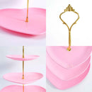 Bandeja de Coração 3 Andares