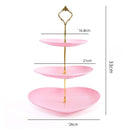 Bandeja de Coração 3 Andares