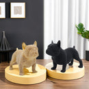 Estatueta  Decorativa de Cachorro Texturizada