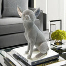 Estatueta  Decorativa de Cachorro Texturizada