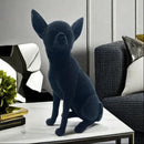 Estatueta  Decorativa de Cachorro Texturizada