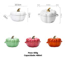 Caçarola Abóbora de Cerâmica com Tampa