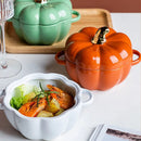 Caçarola Abóbora de Cerâmica com Tampa