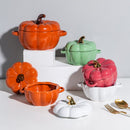 Caçarola Abóbora de Cerâmica com Tampa