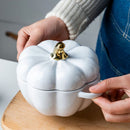 Caçarola Abóbora de Cerâmica com Tampa