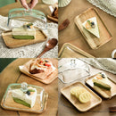 Mantegueira de Madeira com Tampa de Vidro