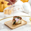 Mantegueira de Madeira com Tampa de Vidro