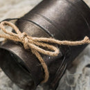 Vaso de Ferro Decorativo Estilo Rústico