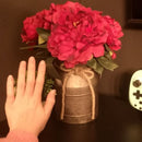 Vaso de Ferro Decorativo Estilo Rústico