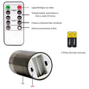 Velas LED com Luz Ajustável, Temporizador e Controle Remoto