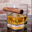 Copo de Whiskey com Suporte para Charuto