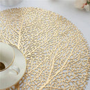 Jogo Americano Folha Dourada - Sousplats